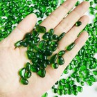 Glass Stones 0 85lb 385g Green Aquarium Gravel Rocks Green Pebbles Fish Tank Sea