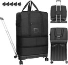 Expandable Foldable Suitcase Luggage Handle Travel Large Capacity Luggages Wheel
