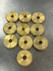 Qty 1 Boston Gear G-175 Brass Spur Gear 32 Pitch 32 Teeth 1 4  Bore 14 5 Deg  Pa