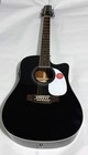 12-strings Tkm Black Cutaway Acoustic Electric Guitar Pickups Solid Spruce Top