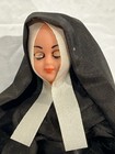 Vintage Mini Nun Plastic Doll W sleeping Eyes   Rosary Beads