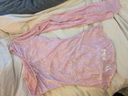Pink Ruched One-sleeve Art Stone Dance Costume Ma