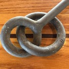 Antique Vintage Bronze Pulley Pin Handle Approx 8   