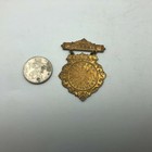 Souvenir Firemen s Tournament Badge Missing Pin As Is Schwaab Vintage Antique