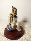 Shiwan Chinese Mudman Scholar Playing Flute
