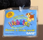 Ganz Webkinz Bat With Sealed Code Plush Black Hm367 New Fast Ship