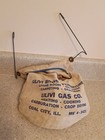 Vintage Ulivi Bros Furniture   Gas Adv  Clothes Pin Bag W hanger 81 Wooden  Pins