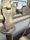 Vintage Italian Brass   Marble Balance Scale - Made In Italy
