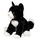 Douglas Beckie Soft Black   White Cat Plush Stuffed Animal  10 