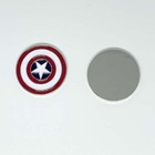 Captain America Marvel Golf Ball Marker Gift-enamel - Fits Divot Tools   Clips 