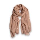 6x3 Ft Pearl Cotton Women Viscose Maxi Crinkle Hijab Scarf Shawl Islam Muslim
