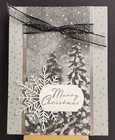 Stampin Up Peaceful Place Dsp   Merry Christmas   Card Kit- Makes 4  Cute Layout