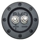 Smd 1 Channel Round Speaker Terminal W  Grade 8 Terminals 3 4  Inch Pvc  black 