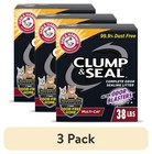  3 Pack  Arm   Hammer Clump   Seal Cat Litter Multi-cat Complete Odor Sealing