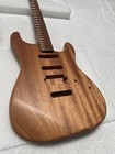 Aaaaa New One-piece Solid Mahogany Electric Guitar Body   Neck Set - Unfinished