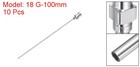 10pcs Dispensing Needle 18g 4  Stainless Steel Blunt Tip For Refilling Glue