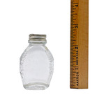 Bayer Aspirin Glass Bottle  empty  Rare Embossed Lettering With Cap Vintage