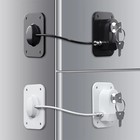 Fridge Lock Freezer Lock With 4 Key For Child Safety Refrigerator Locks