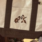 2026 Walt Disney World Parks Chip   Dale Mini Canvas Tote Bag New W  Tags 