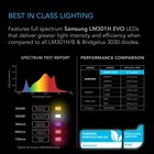 Ionframe Evo10  Samsung Lm301h Evo Commercial Bar Led Grow Light  1000w  5x5 Ft 