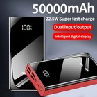 50000mah Large Capacity Power Bank Phone Charger Fast Charging External Battery