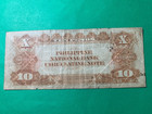 1937 Philippines National Bank 10 Peso Washington Vignette E30755e P-58