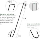 15  Wreath Hangers For Front Door 2 Pack Wreath Door Hanger non Scratch Over 