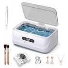 Ultrasonic Jewelry Cleaner 48khz With Digital Timer  4 Modes  24w Sonic Cleaner