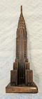 Vintage Souvenir Miniature Model Building Chrysler Building New York City Heavy