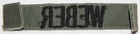 Original Vietnam Theater Made Name Tape Uniform Patch   weber 