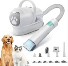 Dog Grooming Kit W pet Clipper Nail Grinder dog Hair Vacuum W 6  Grooming Tools