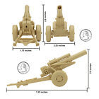 Bmc Marx Recast Battleground Howitzers Tan Plastic Army Men Field Artillery
