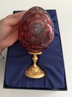 Faberge Crystal Angel Egg Rare Vintage Collection With Box