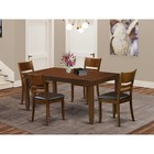 5  Pc  Dining  Room  Set  For  4-dining  Table  With  Leaf  And  4  Dining    
