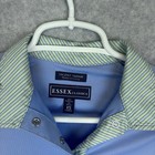 Essex Classics Show Shirt Womens Blue Gray Size Xs Talent Yarn Long Sleeve