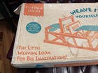 Vintage Sixth   Orange Cottage Loom  rigid Heddle Loom  Table Top Weaving Loom