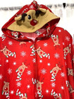 Matching Family Christmas Pajamas Red Reindeer Set For 3 Person Kids Adult