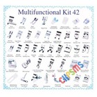 42   pcs Low   shank Presser Feet Set     Fits Brother  Singer  Janome  Elna  Kenmore