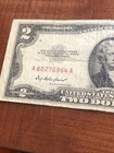 1953 A  2 Two Dollar United States Note Red Seal   Star     Serial  a60270964a