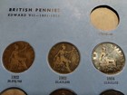 22 Large Great Britain Antique Bronze Penny Coins United Kingdom 1902 1929