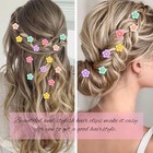 20 Pcs Mini Colorful Flower Hair Clips For Girls   Women - Cute 5 Colors