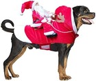 Bwogue Santa Dog Costume Christmas Pet Cosplay