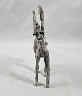 Pewter Pegasus Miniature Statue Winged Flying Horse Fantasy Mythical Sln  81 Vtg