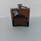 American Territory Stainless   Steel   6 Ounce Flask American Bald Eagle Graphics