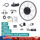 48v Ebike Conversion Kit 28 29 Inch Front Wheel   1000w Hub Motor Electric Bike