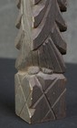Japan Rural Buddhist Deity Enku Wood Sculpture 1900s Minimalist Art