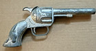 Vintage Toy Cap Gun Hubley Smoky Bull Head Die Cast Pistol Free Shipping Working