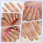 French Gel Nail Tips  160pcs French Tip Press On Nails Short Square  No Need To 