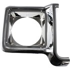Headlight Doors Bezels Pair Left Right For Gmc Chrome Painted Dark Argent