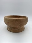 Hand Turned Wood Bowl 7 Inch Diameter 4 Inch Tall Artist Signed
